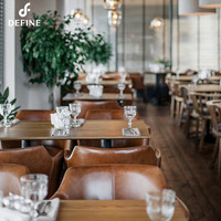 Meubles de Bar de Restaurant de cafétéria rétro meubles de cabine de chaise de salle à manger