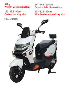 Moto électrique à bas <span class=keywords><strong>prix</strong></span>, moteur 1500W, 72V, scooter électrique pour adultes - Product Image 2