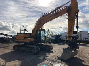 Excavatrice sur chenilles multifonctionnelle d'origine coréenne d'occasion Hyundai HX220HD Moteur Yanmar Haute efficacité Bon roulement de pompe - Product Image 2