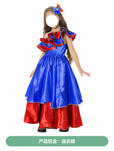 Cinco De Mayo vestido brasileño tradicional puesta en escena disfraz de Halloween carnaval niñas vestido español <span class=keywords><strong>Brasil</strong></span> traje de baile - Product Image 4