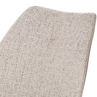 Chaise de salle à manger de luxe moderne en métal souple, écologique et légère avec revêtement en tissu – Vente en gros