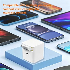 65W GaN Wall Charger with Retractable USB-C Cable – PD Fast <b>Charging</b> for Phones, Tablets & Laptops EU/US/UK/AU <b>Plug</b> - Product Image 5