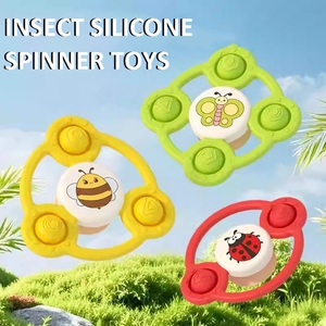 KSF <span class=keywords><strong>Jouet</strong></span> <span class=keywords><strong>de</strong></span> filature d'insectes Ronger Anneau en silicone Gyro Jouets pour bébés Jouets <span class=keywords><strong>de</strong></span> <span class=keywords><strong>bain</strong></span> pour tout-petits Jouets d'apprentissage éducatifs pour les nourrissons <span class=keywords><strong>de</strong></span> <span class=keywords><strong>0</strong></span> <span class=keywords><strong>à</strong></span> <span class=keywords><strong>6</strong></span> <span class=keywords><strong>mois</strong></span> - Product Image 2
