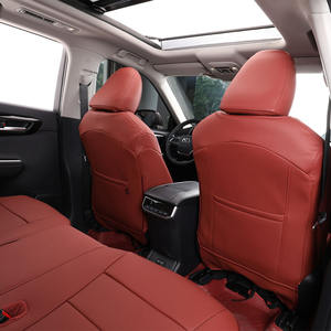 EKR Ensemble complet de haute qualité Housses de siège en cuir haut de gamme personnalisées d'origine pour <span class=keywords><strong>Toyota</strong></span> <span class=keywords><strong>Highlander</strong></span> 2009-2021 XLE, XSE, Limited - Product Image 3