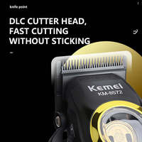 Tondeuse à cheveux professionnelle sans fil Kemei 8572, rasoir électrique à grille, machine de coupe de cheveux pour hommes, moteur vectoriel