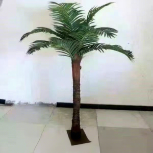 עץ קוקוס מלאכותי גדול, צמח ירוק, מתאים לפנים ולחוץ, קישוט נוף חיצוני, צמח טרופי, עץ דקל - Product Image 3