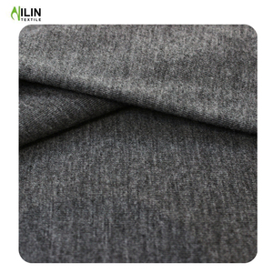 Cây gai dầu màu xám 100% Spun <span class=keywords><strong>Polyester</strong></span> dệt kim duy nhất căng Jersey vải - Product Image 3
