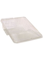 Rouleau de peinture murale en plastique PVC transparent personnalisé 9 pouces Doublure de brosse