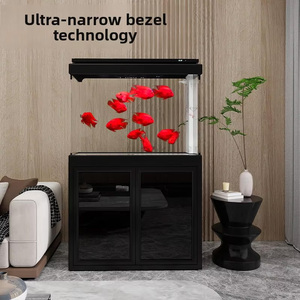 Nuevo Modelo de <span class=keywords><strong>Acuario</strong></span> Moderno de Lujo con Filtro Inferior Estrecho, Vidrio Ultra Claro, <span class=keywords><strong>Acuario</strong></span> Ecológico para Sala de Estar - Product Image 3