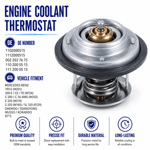 Termostato de Repuesto para Mercedes Benz y Daewoo OE 1102000515 Compatible con Aplicaciones de Vehículos, Pieza de Repuesto al por Mayor - Product Image 1