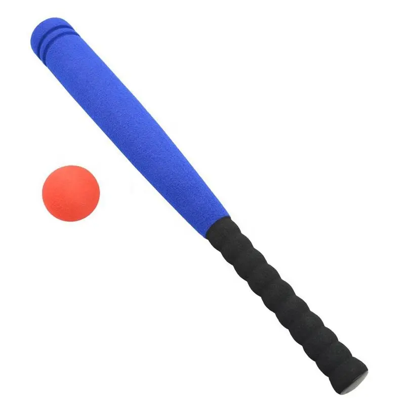 3 ila 5 yaş arası çocuklar için beyzbol beyzbol sopası ile süper güvenli köpük oyuncak seti (mavi)
