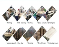 Hot selling timber 40mm rubber wood sawn timber solid wood stair tread timber