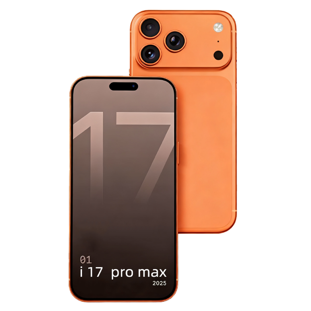 Unlocked Phone 2025 New I17 Pro Max 5G LTE Octa Core Smartphone Android 7.3-Inch HD 8GB+256GB Storage 144Hz French German Spanish OEM17