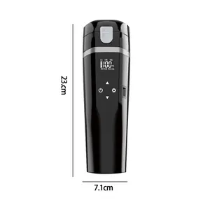 Tazza di isolamento intelligente con Display digitale intelligente termoisolante tazza di acqua bollente montata per auto invernale