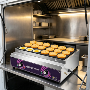 Máquina Comercial Desmontable para Huevos y Hamburguesas con 9/18 Cavidades, <span class=keywords><strong>Olla</strong></span> Antiadherente para Huevos y Hamburguesas, Máquina para Panqueques y Pasteles de Frijol Rojo de Fácil Limpieza - Product Image 1