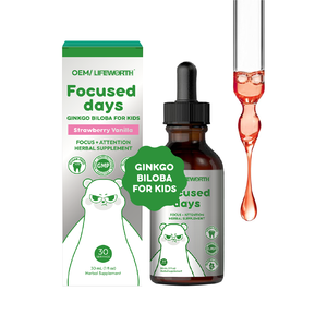 Lifeworth suplemen memori fokus nootropik untuk dewasa anak-anak, cairan Gingko Biloba <span class=keywords><strong>Licorice</strong></span> akar Centella Asiatica daun Peppermint - Product Image 3