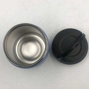 Đôi Tường Thép Không Gỉ Thực Phẩm Jar Thép Không Gỉ Bát Sinh Thái Thân Thiện Cách Nhiệt <span class=keywords><strong>Container</strong></span> Thực Phẩm - Product Image 4