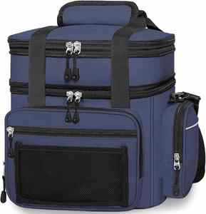 Versatile <b>Insulated</b> Lunchbox for Men Women Expandable <b>Lunch</b> Pail for Adults <b>Lunch</b> <b>Box</b> Cooler Bag - Product Image 1