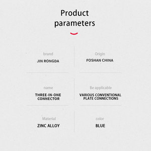 Jinrongda đồ nội thất phụ kiện minifix cam và chốt vít Bộ Cam khóa kết nối Bolt kết nối cho tủ - Product Image 4