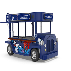 Carrito de Comida Móvil Eléctrico de Cuatro Ruedas, Remolque Multifuncional para Venta de Té con Leche y Café en Eventos Turísticos - Product Image 3