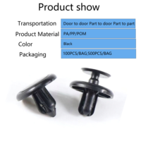 Clips de fixation en plastique à pousser haute résistance pour pare-chocs, garde-boue et doublure de carrosserie – Approvisionnement direct usine