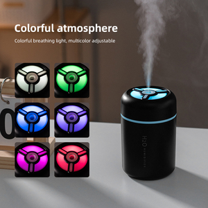 LED Light Electric Car Aroma <strong>Diffuser</strong> Ultrasonic Essential Oil Humidifier for Hotel &amp; Household Plastic Aromatherapy Device - Product Image 2