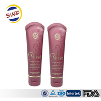 Emballage de tube cylindrique cosmétique en plastique transparent écologique, fabrication chinoise, tube PVC coloré