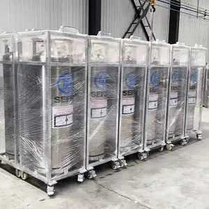 Cryogenic Stainless Steel 80L-500L Liquid Oxygen/Nitrogen/Argon/CO2 Cylinder Dewar Tank