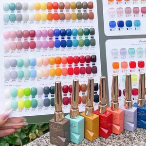 Ensemble de gel UV pour ongles en 60 couleurs <span class=keywords><strong>pastel</strong></span> coréennes, ensemble de gel pour ongles de 15 ml, kit de vernis à ongles en gel à étiquette privée, fournitures pour ongles, salon, gel poly pour ongles - Product Image 2