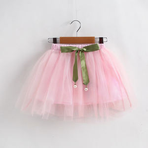 Ensembles de vêtements pour filles, vêtements de marque pour filles, chemise imprimée, T-shirt à manches courtes + jupes, costumes à nœud, robe de princesse 2 pièces, été 2020 - Product Image 5