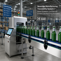 Système de traçabilité de la production de boissons pour l'association en temps réel des codes DataMatrix sur les bouteilles, des codes-barres sur les cartons et des codes de palettes
