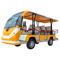 Petit bus touristique électrique à 4 roues pour le transport de passagers en ville, à vendre
