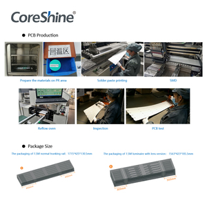CORESHINE 5ft 50W 8000lm Mặt Dây Chuyền Siêu Thị Chiếu Sáng <span class=keywords><strong>LED</strong></span> Tuyến Tính Ánh Sáng Trunking Hệ Thống - Product Image 6