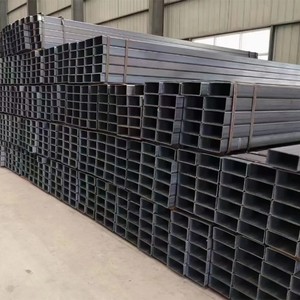 Tubo Rectangular de Acero de 30G 40G 50G 60G, Tubo Cuadrado de Hierro Metálico / Sección Hueca Cuadrada de Hierro Negro - Product Image 6