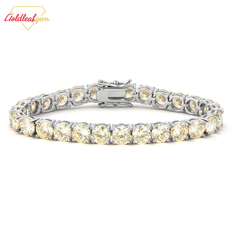 Yellow Moissanite Bracelet