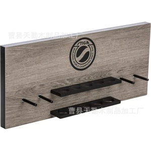 Wooden ping-pong paddle <b>storage</b> rack, school game room paddle <b>storage</b> rack, <b>wall</b>-mounted living room ping-pong paddle <b>storage</b> - Product Image 4