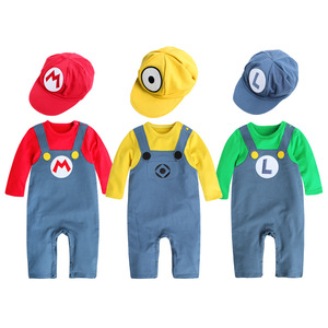 2025 personnalisé enfants Cosplay vêtements 0-1 an bébé une pièce japonais infantile Cosplay bébé vêtements personnalité barboteuse Costume - Product Image 2