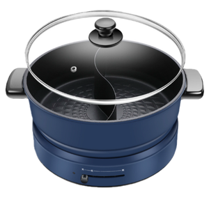 Multipurpose 4l Electric Cooking <b>Pot</b> with Tempered Lid <b>Non</b> <b>Stick</b> Coating Energy Saver for Household Hotel Use - Product Image 3