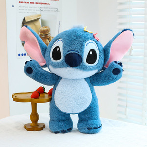 Cojín <span class=keywords><strong>de</strong></span> Peluche Personalizado con Logotipo <span class=keywords><strong>de</strong></span> <span class=keywords><strong>Stitch</strong></span>, Juguete <span class=keywords><strong>de</strong></span> Peluche <span class=keywords><strong>de</strong></span> <span class=keywords><strong>Stitch</strong></span> Azul Sentado y <span class=keywords><strong>de</strong></span> Pie, <span class=keywords><strong>Muñeco</strong></span> <span class=keywords><strong>de</strong></span> Peluche Clásico <span class=keywords><strong>de</strong></span> Orejas Grandes, Muñecos <span class=keywords><strong>de</strong></span> Peluche Baratos - Product Image 6