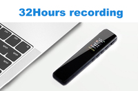32 heures d'enregistrement Dictaphone lecteur MP3 3072kbps HD 8GB enregistreur vocal numérique avec réduction du bruit Audio