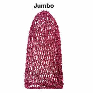 Gorro de malla de ganchillo de rayón de 17 pulgadas para dormir, para mujeres con cabello largo y rizado, regalo promocional - Product Image 4