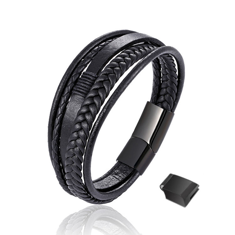 Trendy Jewelry Mens Stainless Steel Bracelet Customized logo
