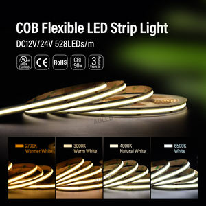 Dotsfree Dimmable RGB CCT White <b>LED</b> Cob Strip Flexible 320LED 480LED 528LED COB Chip 24V/12V USB Input 5m Minimum Order Quantity - Product Image 2