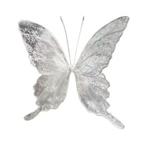 Décoration florale artificielle en dentelle douce parfumée faite à la main, motif papillon, pour scène de mariage, hôtel, centre commercial, vitrine