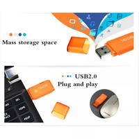 USB Flash Drive Mini, Flash Drive USB 100% asli 64GB 32GB 16GB 8GB untuk TOSHIBA