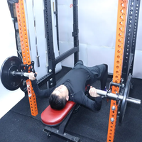 Accessoire amélioré pour machine Smith Glider - Transformez votre rack à squats en machine Smith pour squats, développés couchés et exercices de soulevé de bras