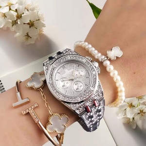 Reloj Cronógrafo de Lujo para Hombre 2026, con Diamantes, Correa Dorada, Reloj de Pulsera de Moda, Marca con Logotipo - Product Image 5