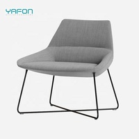 Fauteuil de salon moderne style minimaliste, idéal pour la maison, le bureau, la salle à manger, l'extérieur et la chambre, en métal – Meilleure vente
