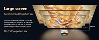 Proyector UST de Tiro Corto S5 Pro 4K de Alto Brillo con Láser Tricolor para Cine en Casa, Sistema Operativo Android 13, Venta al Por Mayor