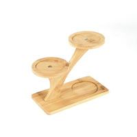Posavasos Redondo de Madera de Bambú Natural en Blanco para Manualidades y Grabado Láser con Tamaño Personalizado, Venta al por Mayor Transfronteriza 2026